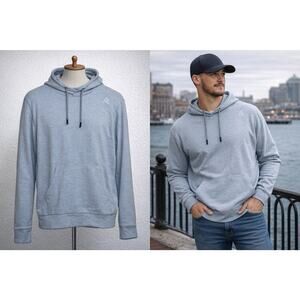 Rhoback Hesi Performance Hoodie Long Sleeve Shirt Men’s S Postgame Blue Golf